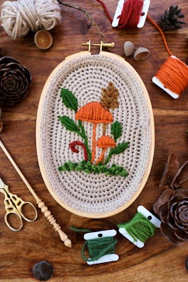 Embroidery on Crochet Weekend