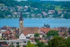 Steckborn in Thurgau CH Lake and city