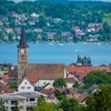 Steckborn in Thurgau CH Lake and city