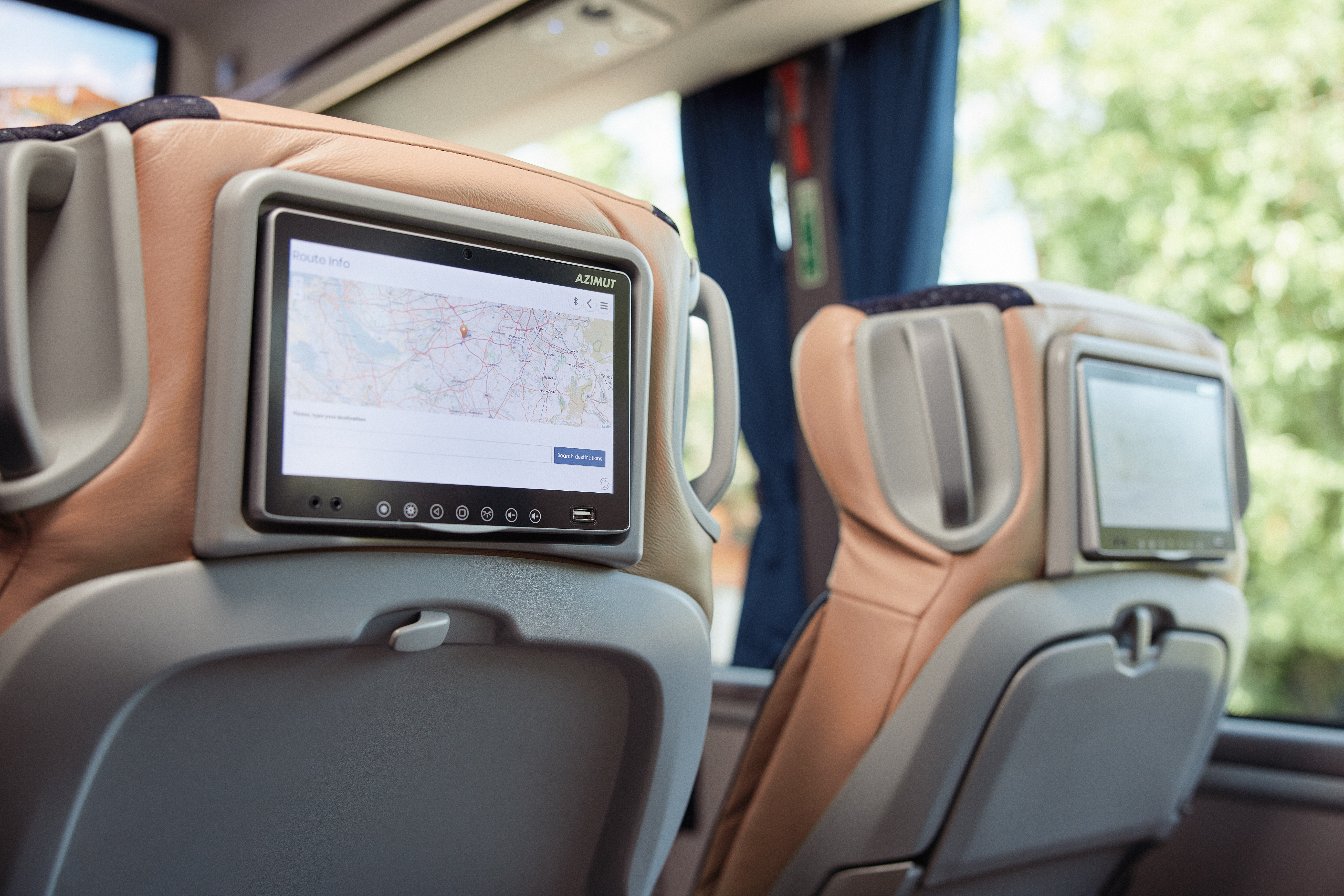 Entertainment Screen close up