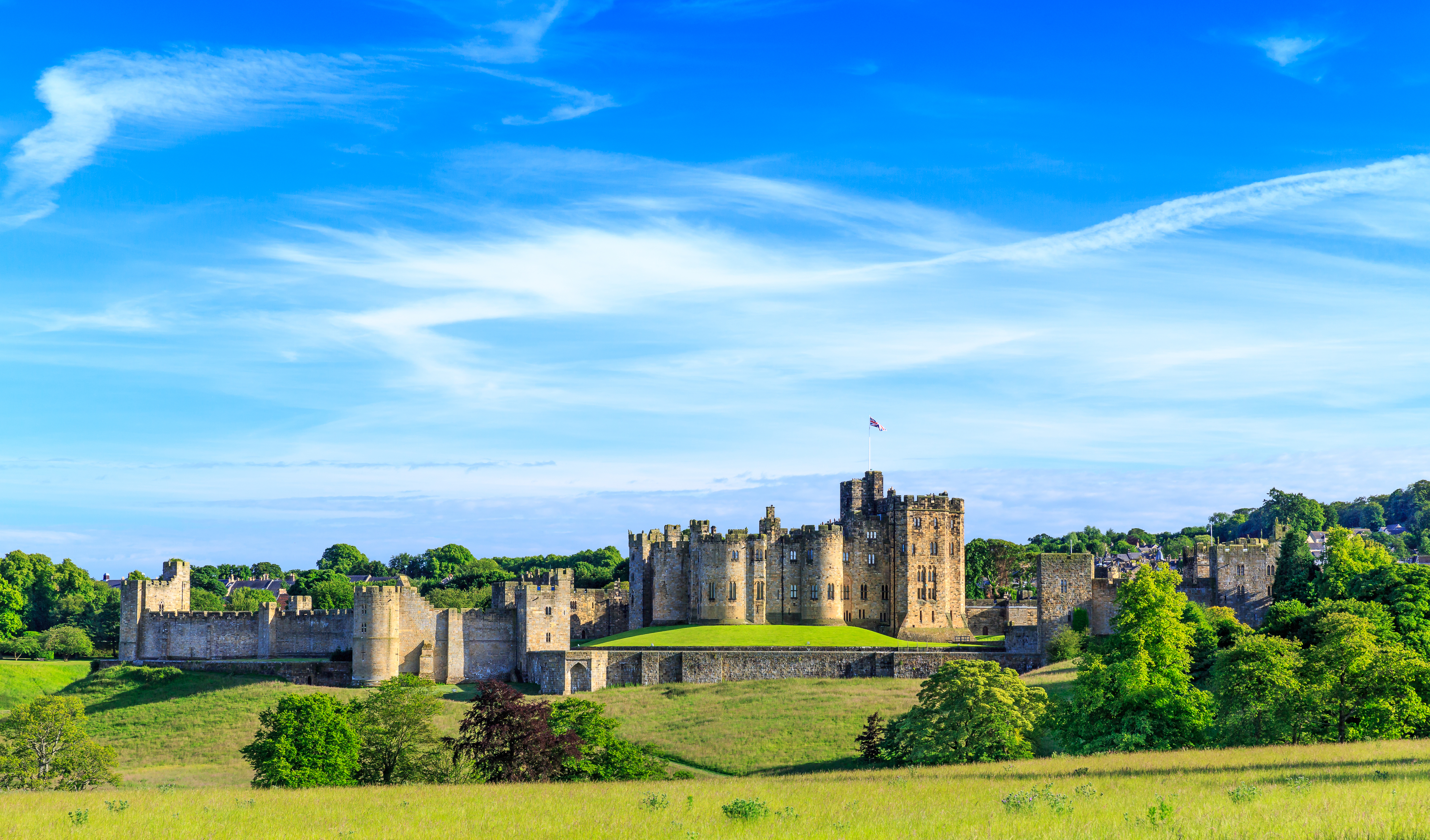 Historic Alnwick Castle and Hadrian’s Wall