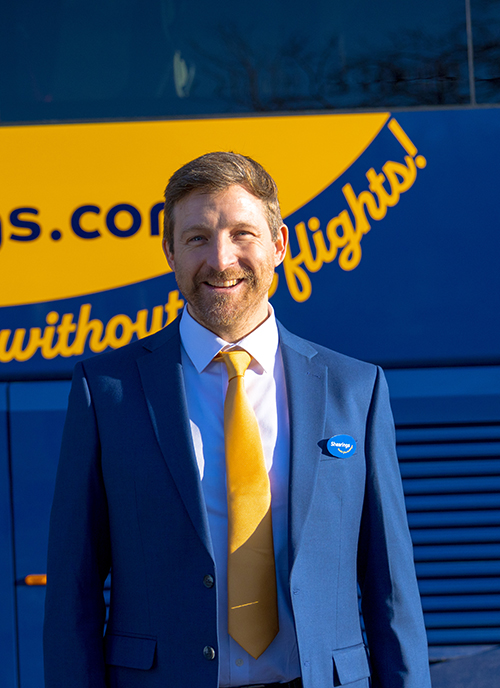 Shearings Hassle-free Holidays coach and Driver