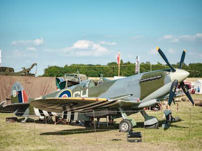 Full-size Spitfire Replica at We Have Ways Fest 2024